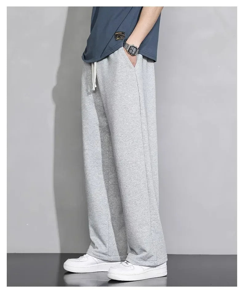 Grey Loose-fit Straight leg sweatpants