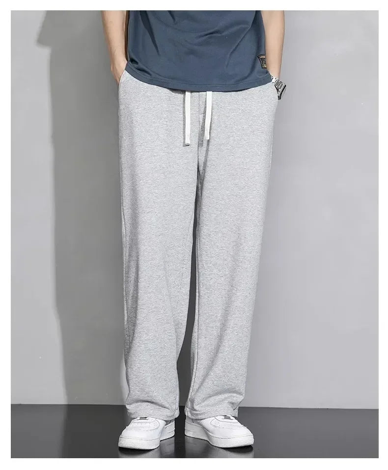 Grey Loose-fit Straight leg sweatpants