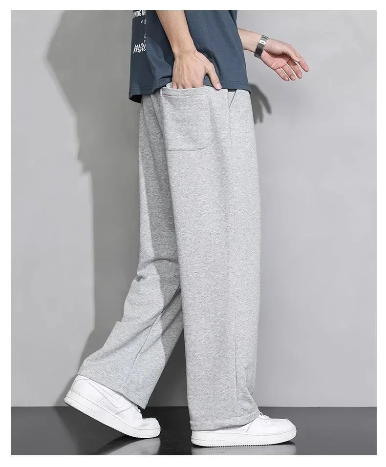 Grey Loose-fit Straight leg sweatpants