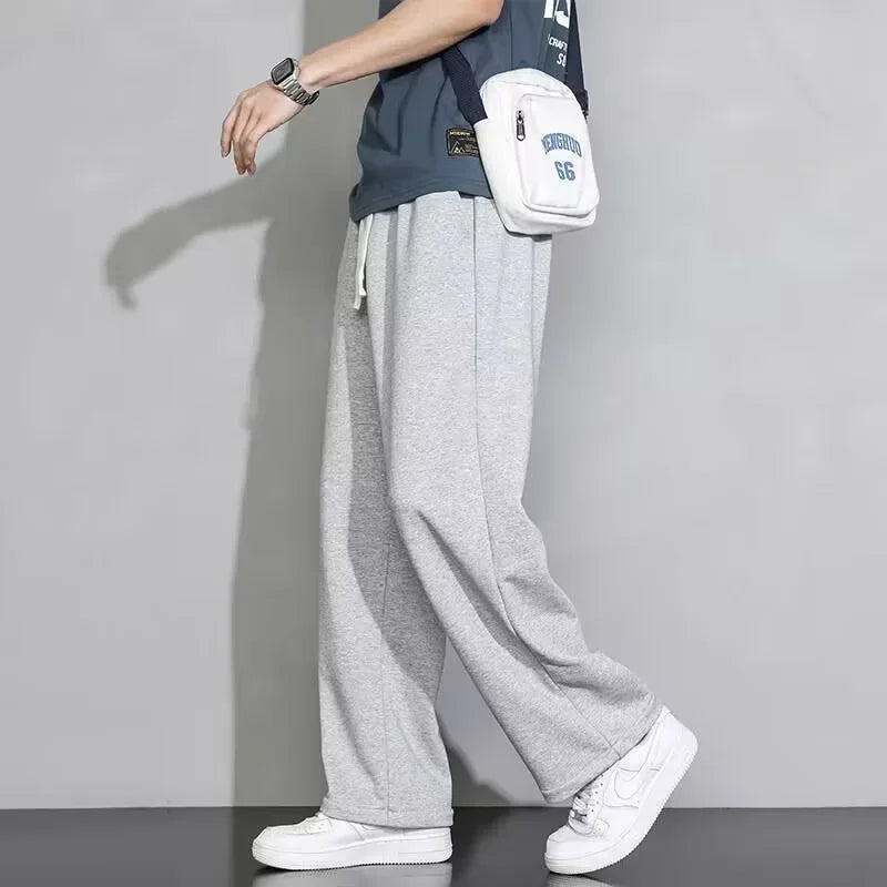 Grey Loose-fit Straight leg sweatpants